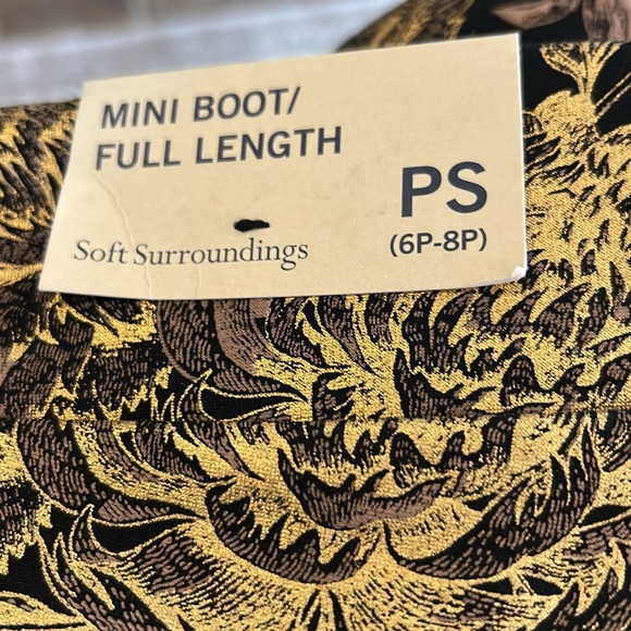 ⭐️NWT Soft Surroundings Moonstruck Mini Boot Cut Pull in Pants⭐️ - Picture 8 of 8